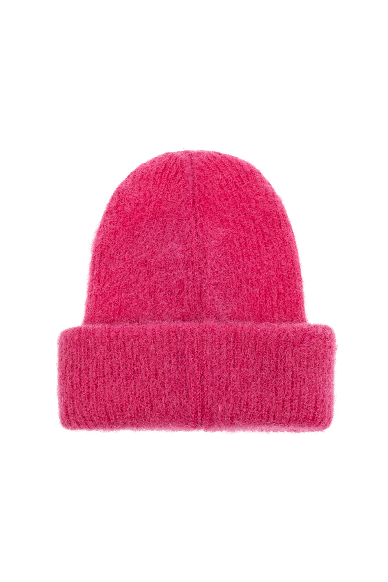 Różowy Moherowa czapka Moncler - Vitkac Polska